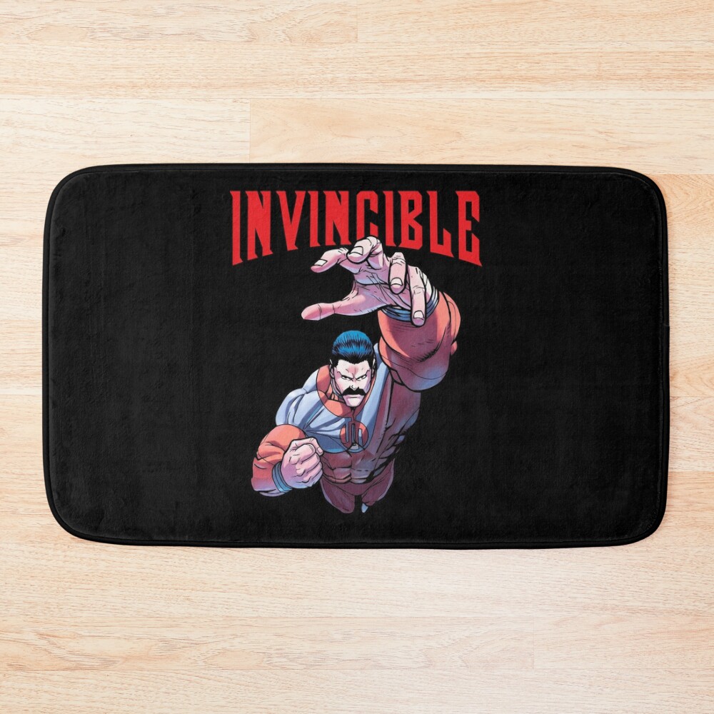 Thragg Invincible Hero Movie Bath Mat