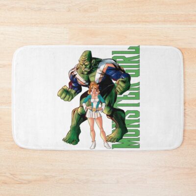 Monster Girl Invincible Design Female Superhero Comic Art Kaiju Power Style Invincible Series T Shirt And Merch Bath Mat