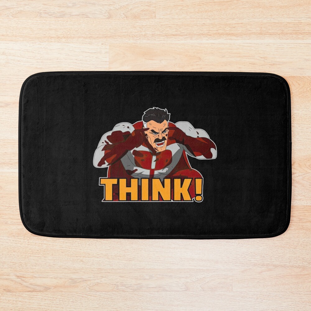 Invincible Omni Man Think Bath Mat