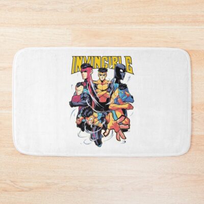 Invincible Comic Book Character Design Bath Mat
