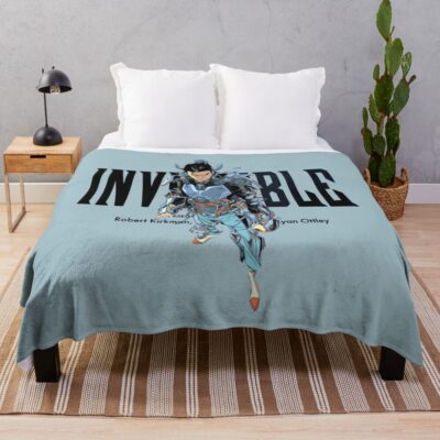 Tech Jacket Invincible Throw Blanket