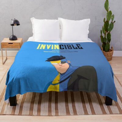 Invincible Superhero Two Sides Throw Blanket
