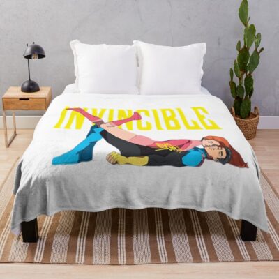 Invincible And Atom Eve New Throw Blanket