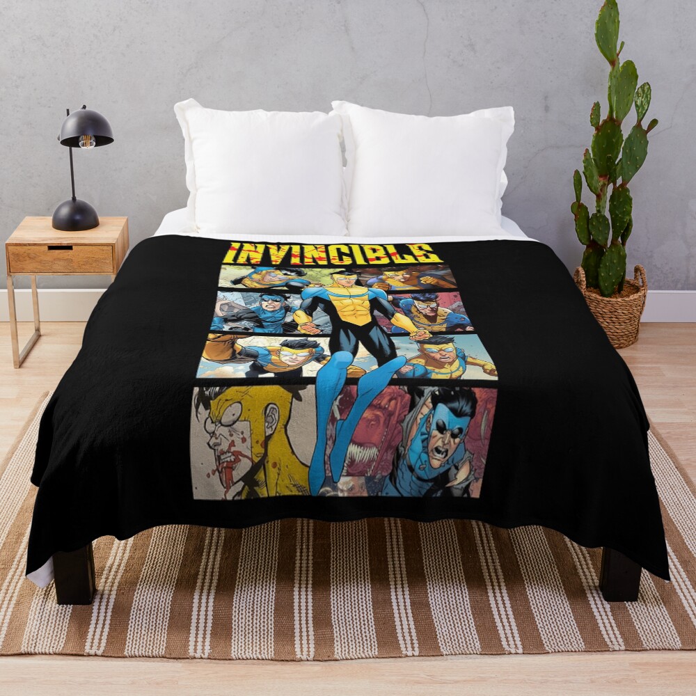 Invincible Comic Throw Blanket