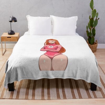 Atom Eve Pertty Throw Blanket