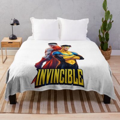 Invincible And Omniman So Cool Throw Blanket
