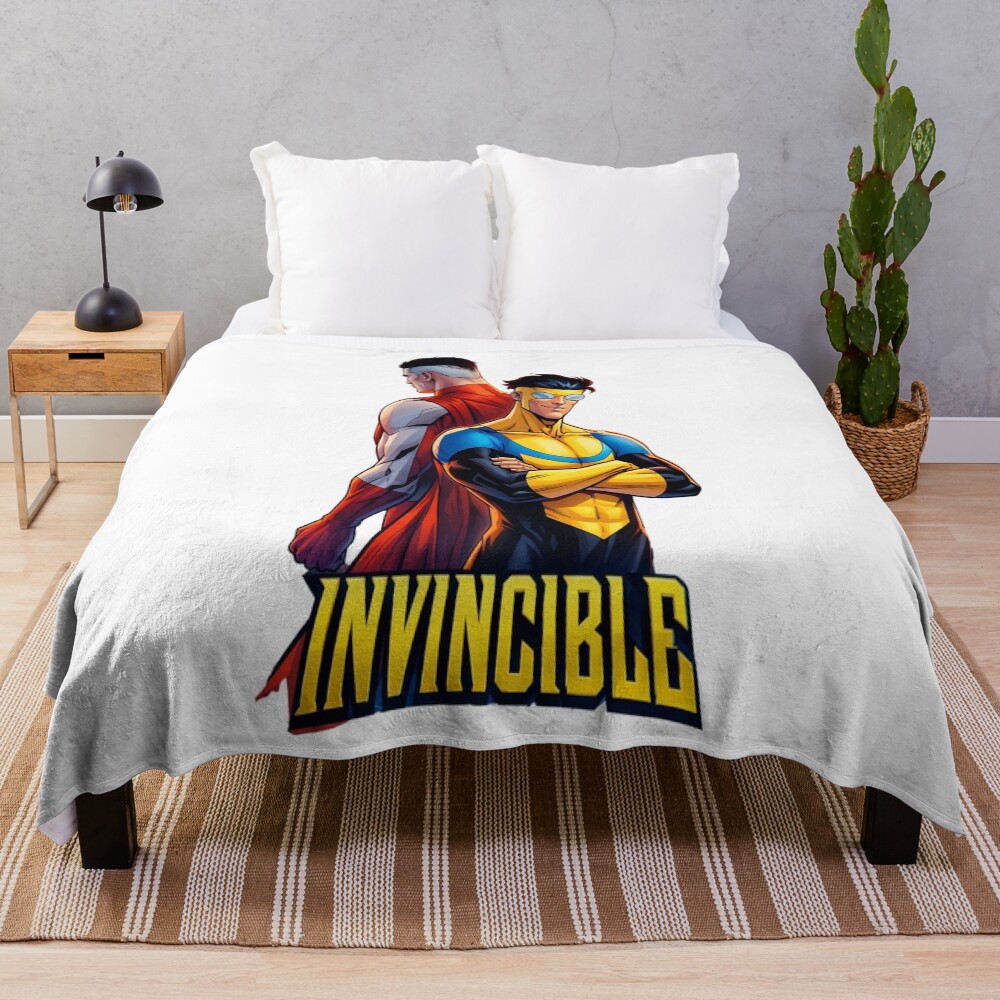 Invincible And Omniman So Cool Throw Blanket
