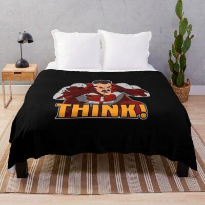 Invincible Omni Man Think Throw Blanket
