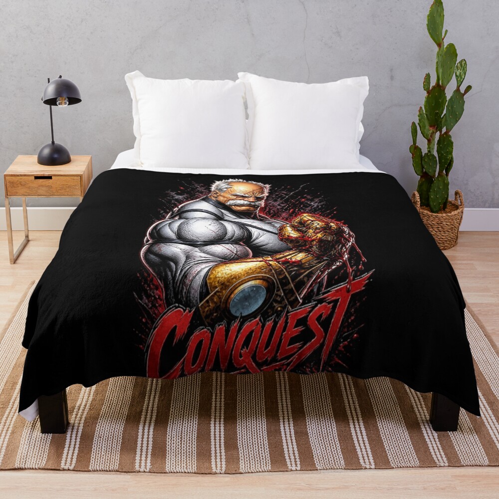 Conquest Angry Throw Blanket