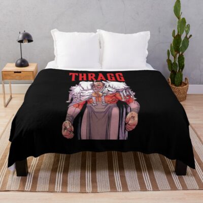 Vintage Thragg Invincible Season 4 Throw Blanket