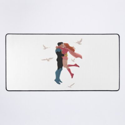 Invincible And Atom Eve Kiss Mouse Pad