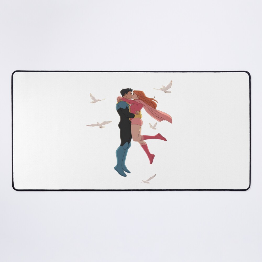 Invincible And Atom Eve Kiss Mouse Pad