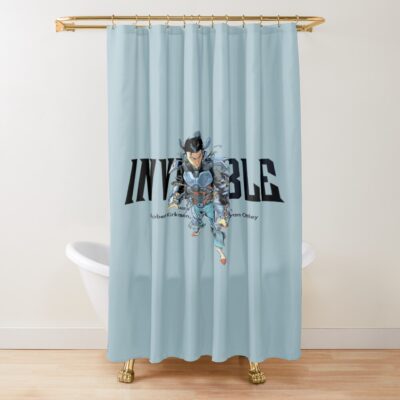 Tech Jacket Invincible Shower Curtain