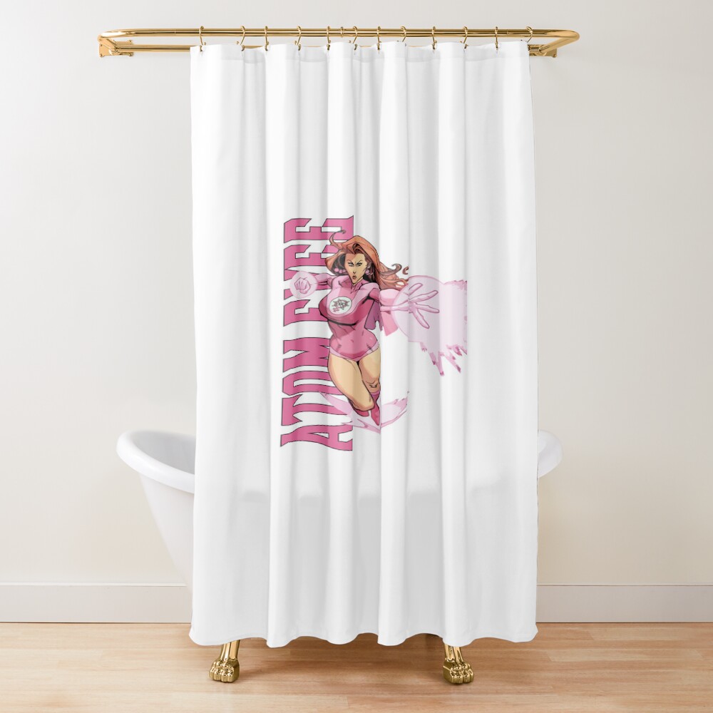 Atom Eve Invincible Character Design Shower Curtain