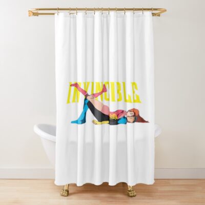 Invincible And Atom Eve Shower Curtain