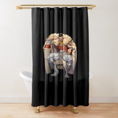 Invincible Thragg Comic Shower Curtain