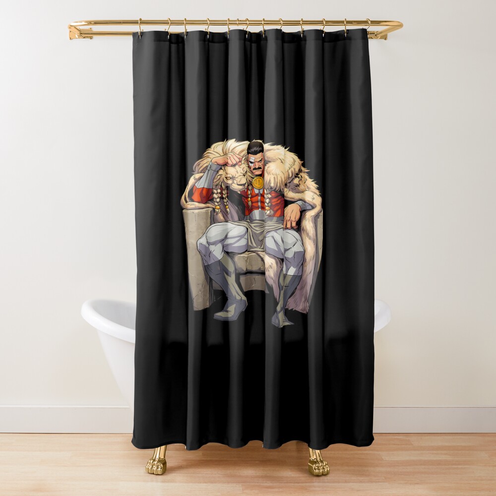 Invincible Thragg Comic Shower Curtain