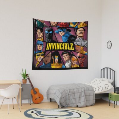 Invincible Many Characters Tapestry
