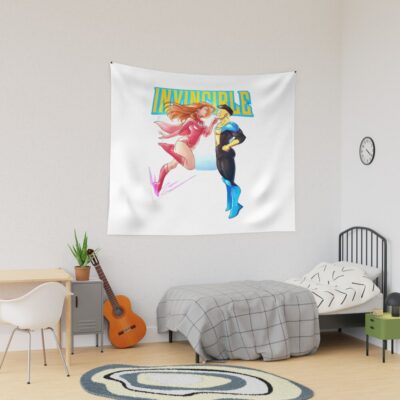 Invincible And Atom Eve Tapestry