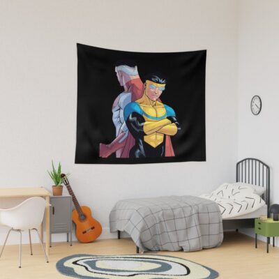Invincible And Omniman New Design Tapestry