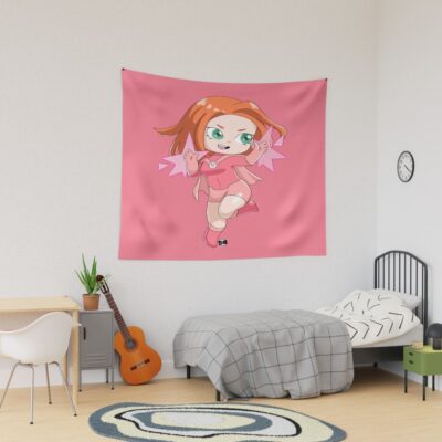 Atom Eve Chibi Tapestry