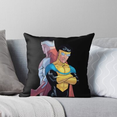 Invincible And Omniman New Design Throw Pillow