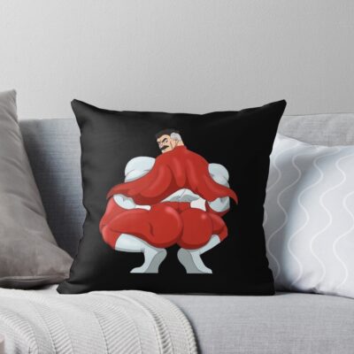 Omni Man Meme Throw Pillow