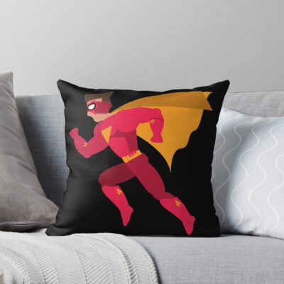 Invincible Super Hero Spider Man Art Design Throw Pillow