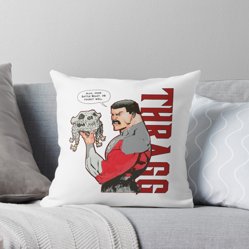 Invincible Thragg Comic Anime T Shirt Throw Pillow