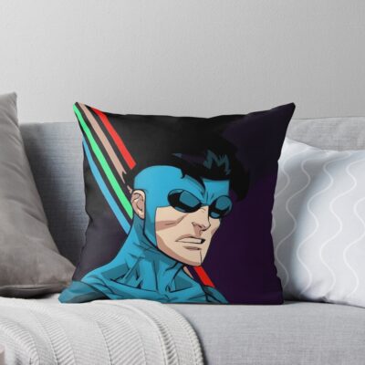 Invincible Rainbow Light Throw Pillow